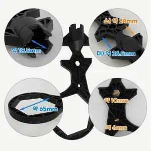 고품질 변기 렌치 조임너트 필밸브 양변기 부속 조립 공구 (WFK76O3)