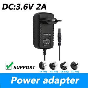 UK 플러그 전원 어댑터 DC 3.6V 2A 2000MA 코드 5.5x2.1mm