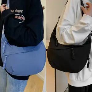 반달 워싱 크로스백 크로와상 디자인 2color 대용량 분리 수납 데일리 출퇴근 나들이 패션 가방 여성용