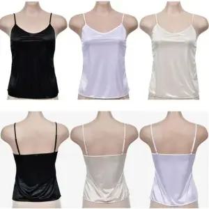 여성 슬림핏 캐미솔 아이스 실크 터치 끈 나시 탑 편안한 데일리 이너웨어 슬림핏나시 데일리아이템 여성용나시 끈나시 편안한이너웨어 부드러운소재