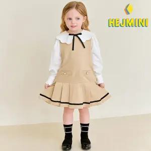 [헤이미니] 리본스쿨룩카라원피스