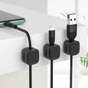 자석 케이블 홀더 책상 컴퓨터