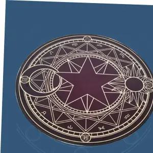 타로 스프레드 천 휴대용 마법진 카드 매트 80cm