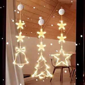 3단 LED 크리스마스 인테리어 쇼윈도 트리 별 종 눈꽃