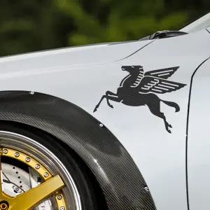 자동차 스티커 페가수스 파워 데칼 DIY 말 스포츠 장식 포르쉐 BMW 호환 아우디 폭스 바겐 르노 도요타 혼