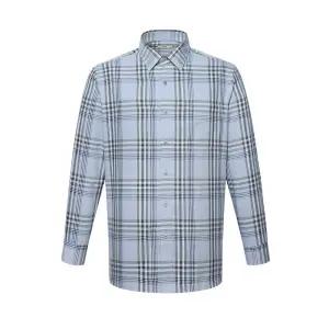 [닥스]코튼혼방 미듐체크 레귤러핏 블루__DKA2SHCL121B1