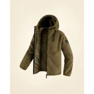 [해리슨] 오버핏 융털 안감 플리스 후드 집업 CHGC1053