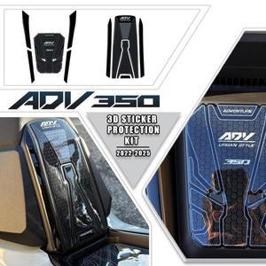 ADV350 스티커 3D 에폭시 오토바이 액세서리 2025 탱크 패드 용 연료 섀시 보호