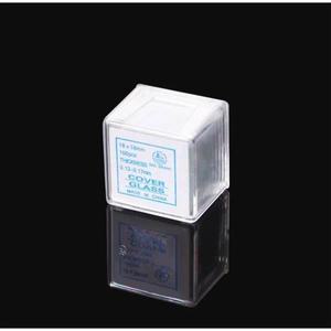 6-24mm 100개/박스 정사각형 현미경 슬라이드 커버 글라스 슬립 액세서리