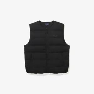 휠라조끼 KQC FS2DVG4101U-BLK 베이직 경량 U넥 패딩 베스트