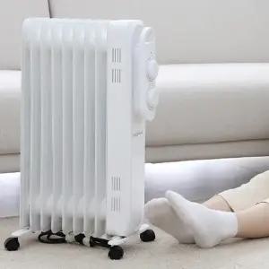 [본사직배] 대성쎌틱 라디에이터 9핀 일반형 가정용 화장실 사무실 전기히터 욕실난방기 전기난로