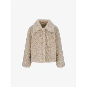 [메르시앤에스](타임스퀘어점패션관)푹신한 인조 모피 재킷MBADBN1