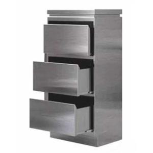 스텐 철제 나무 벽선반 3단 캐비넷 시스템 미송 원목 미니