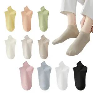 여성 데일리 발목 양말 10켤레 삭스 무압박 학생 파스텔 스니커즈 사게절 200-250cm