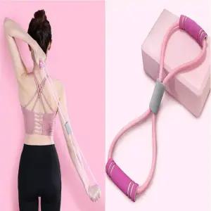 어깨 스트레칭 로프 근력 밴드 홈트 운동 탄력 요가