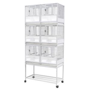 대형 새장 3단 사육 앵무새장 날림장 바퀴