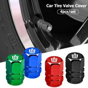 자동차 타이어 밸브 커버 휠 타이어 스템 캡 도요타 크라운 용 방진 액세서리 JZS171 JZS171W JZX175 JZX17