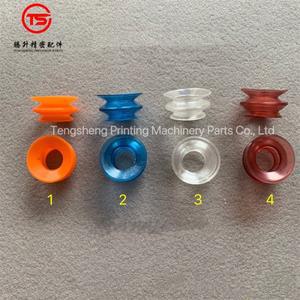 롤랜드 인쇄기용 고무 빨판, 예비 부품, 021F01323, 50 개