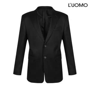 워모 울 혼방 테일러드 재킷 블랙