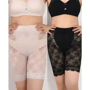 탈렌트 빅사이즈 사각거들 쟈가드 꽃무늬 통풍망사 여자속바지 이즈속옷 여성거들