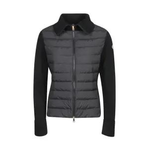 25FW 몽클레어 패딩 울 집업 가디건 블랙 9B00035 M1131 999