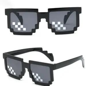 밈 선글라스 스퀘어 개그 패션 네모 선글라스 독특 사각 축제 코스프레 코스튬 힙스터 이벤트 할로윈