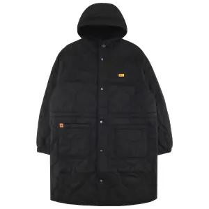 씨네프레임 경량 퀼팅 롱 후드 자켓 K5423RPJ10BLK