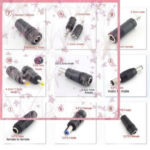 DC 6.5mm 전원 어댑터 커넥터 여성-남성 태블릿 충전기 잭 플러그 B6