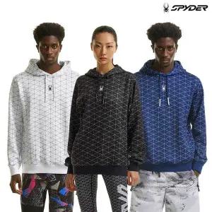 [스파이더](센텀시티점) 공용 패턴 후드 티셔츠 SPHPCNHD301U