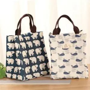 에코백 스타일의 소재로 북유럽st 보냉보온가방 보온보냉가방 진공텀블러