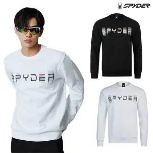 [스파이더](센텀시티점) 공용 스머지 레터링 로고 기모 맨투맨 SPJPCNRL311U