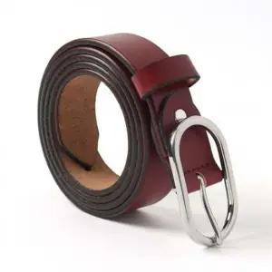 여성 레아 캐주얼 소가죽 벨트(레드) 필수템 핀버클 여성벨트 패션벨트 캐쥬얼벨트 캐주얼벨트 가죽벨트