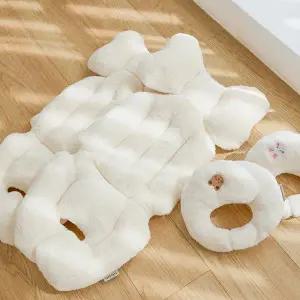 [베베누보] 자수 뽀글이 양면 유모차 라이너 유모차시트