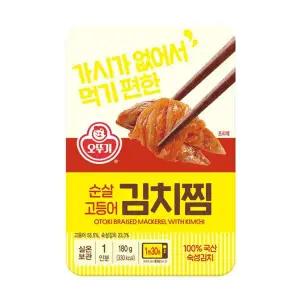 [오뚜기] 순살고등어 김치찜(렌지) 180g 12개[35238262]