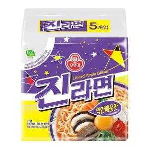 [오뚜기] 진라면 약간매운맛 5입[35264150]