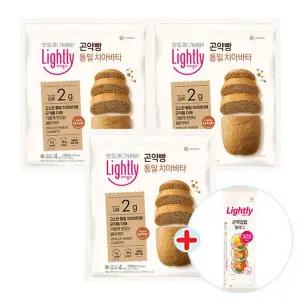 [NS홈쇼핑]라이틀리 곤약빵통밀치아바타 240g(60g 4입) x 3봉 + 덤 곤약김밥 220g..[35286376]