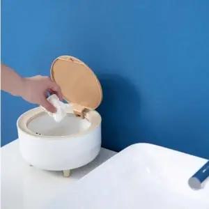 인테리어 원터치우드휴지통_23479995