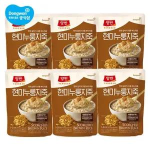 [동원에프앤비]양반 현미누룽지죽 400g x 6개[35126606]