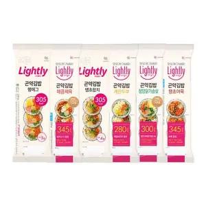 [NS홈쇼핑]라이틀리 곤약김밥 220g 6종(제육+햄에그+참치+계란두부+닭가슴살+어묵)..[35167993]