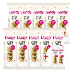 [NS홈쇼핑]라이틀리 땡초참치 곤약김밥 220g 10개 + 2개[35168000]