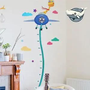 어린이 키측정 스티커 시트지 나무 디자인