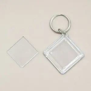 고품질 아크릴 액자 열쇠고리 다이아몬드 (WE2DB51)