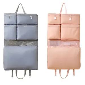 여행용 접이식 옷정리 6단 포켓가방 2가지 컬러