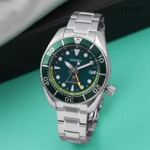 SFK003J1 솔라 스모그린 200미터방수 GMT 사파이어 다이버 남자 메탈 시계 c