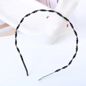 트위스트 철사 머리띠 남여공용 헤어밴드