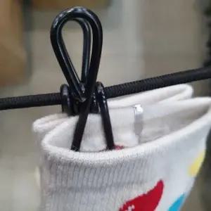 캠핑용빨래줄 여행용빨래줄 블랙색상