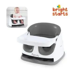 스엔코샵 유아부스터이유식 식탁의자 유아가구 그레이