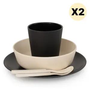 스엔코샵 유아식기 이유식 자기주도 뱀부 모노세트 2p