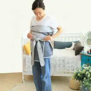 나와니스 베이비꼬 여름망사형 인견포대기 일반형 통풍 아기띠형 신생아 외출용