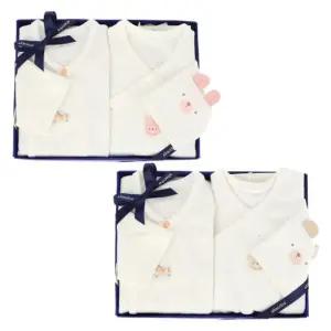 [갤러리아] (압소바,말띠,뱀띠태교출산)미우배냇저고리+베핑코튼모달배냇슈트(A2C-1C108)